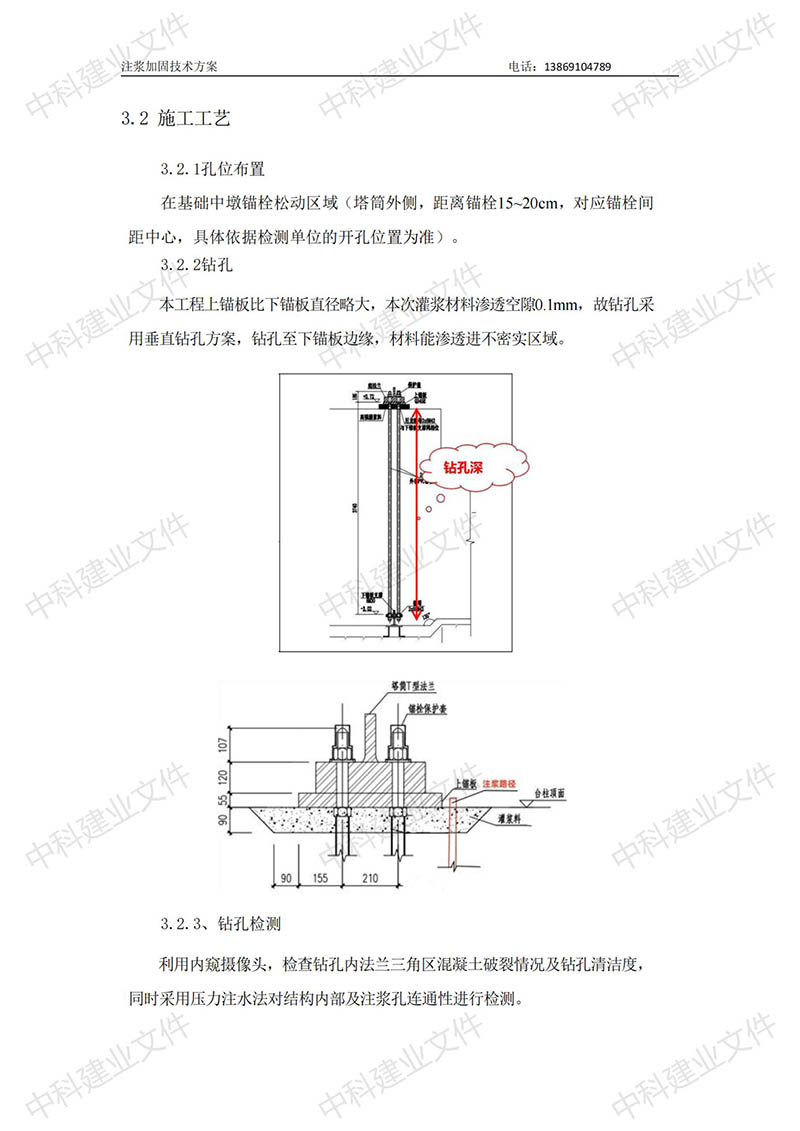 風機基礎(chǔ)注漿加固施工方案(圖2)